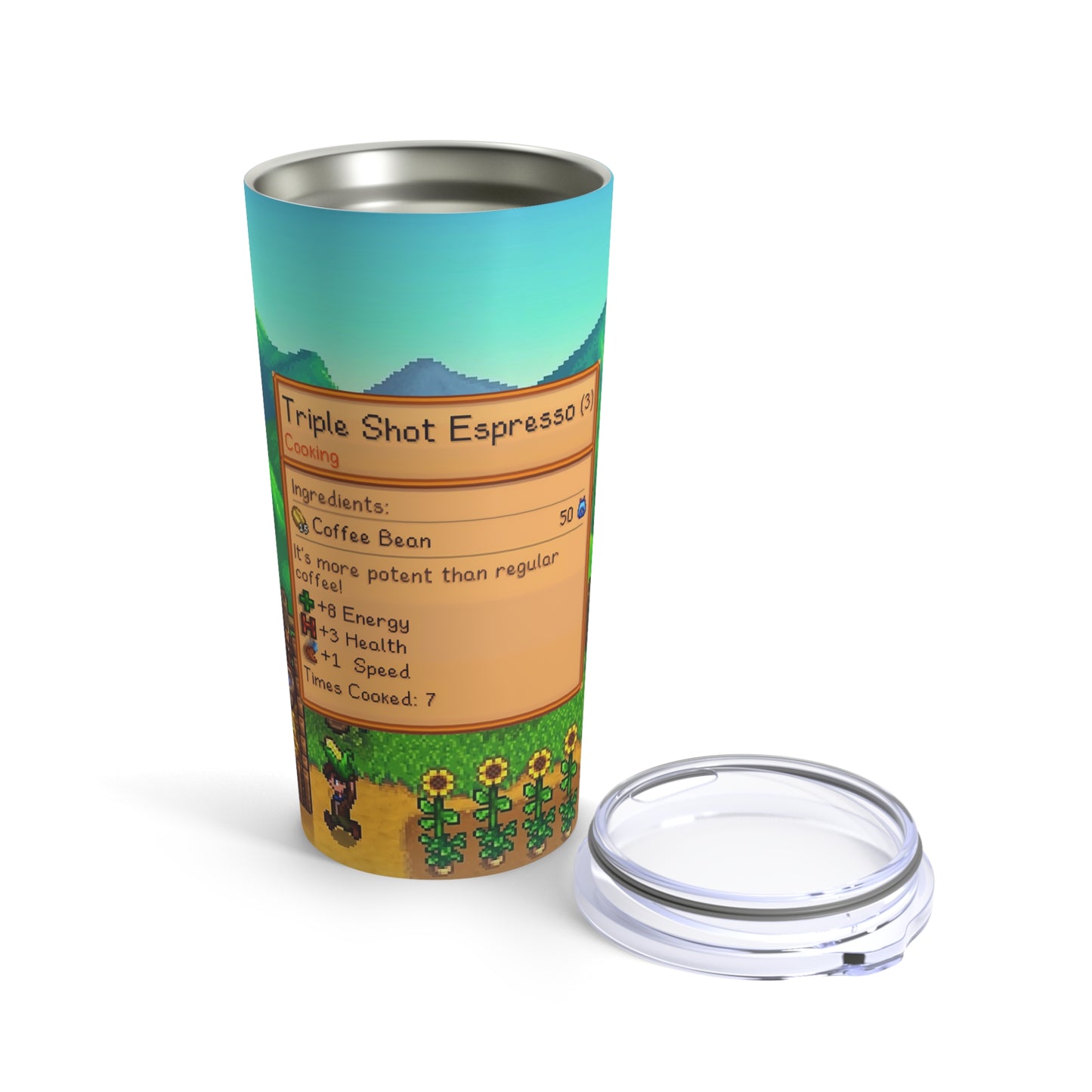Stardew Valley Triple Shot Espresso Tumbler