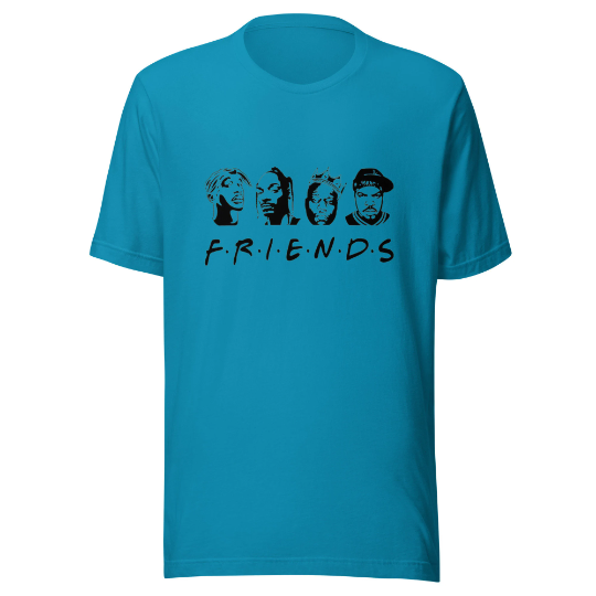 F.R.I.E.N.D.S Rap Unisex t-shirt, 90s Hip-hop Shirt, Rap Shirt, Kings Of Hip-hop