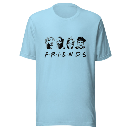 F.R.I.E.N.D.S Rap Unisex t-shirt, 90s Hip-hop Shirt, Rap Shirt, Kings Of Hip-hop