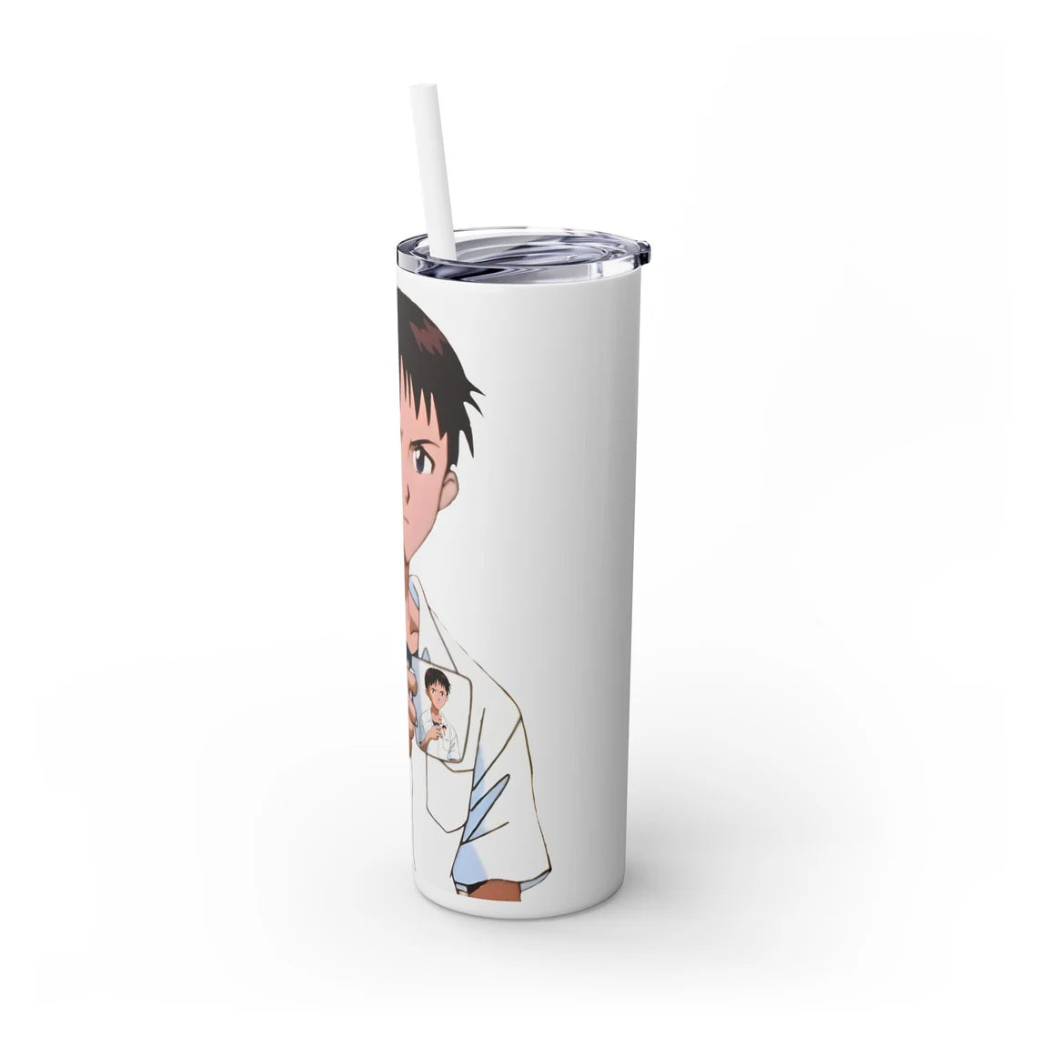Shinjiception Skinny Tumbler With Straw