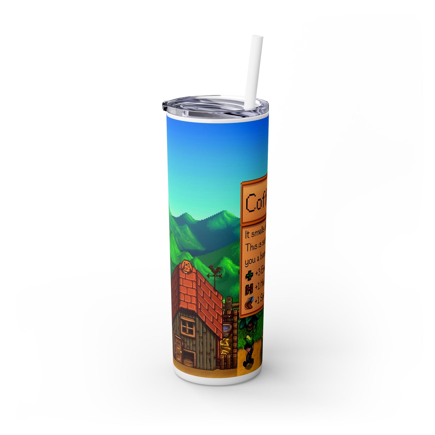 Stardew Valley Coffee Tumbler With Straw