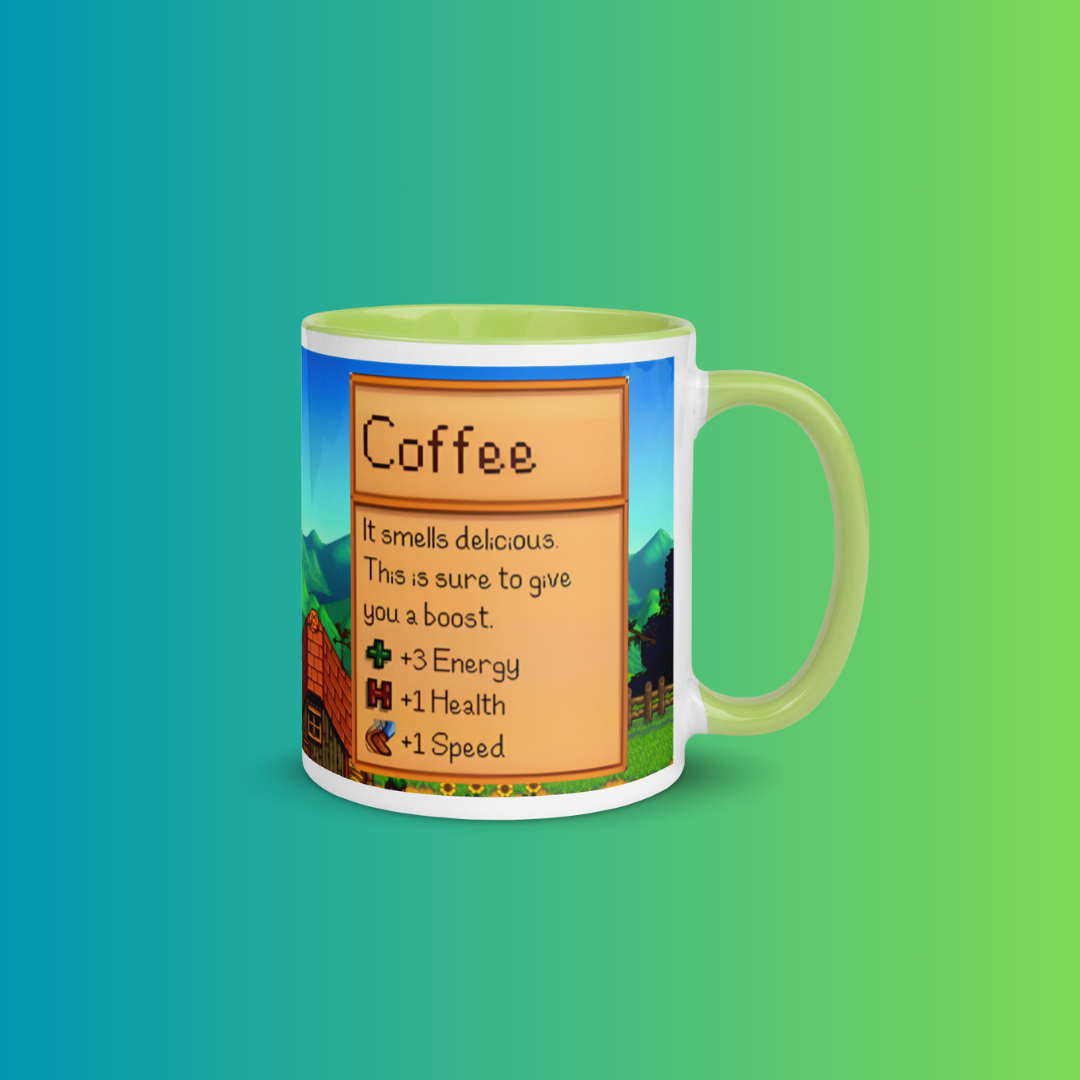 Stardew Valley Original Stats Coffee Mug