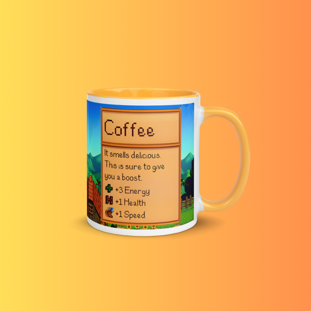 Stardew Valley Original Stats Coffee Mug