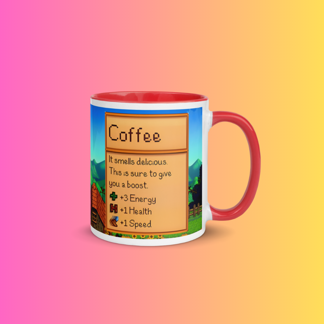 Stardew Valley Original Stats Coffee Mug