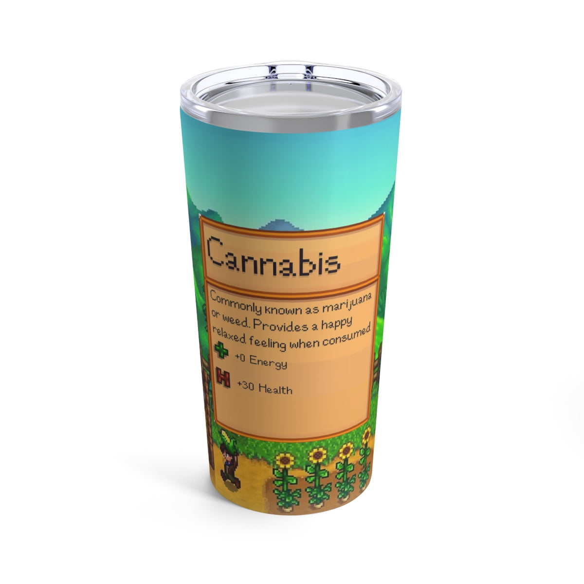 Stardew Valley Cannabis Tumbler