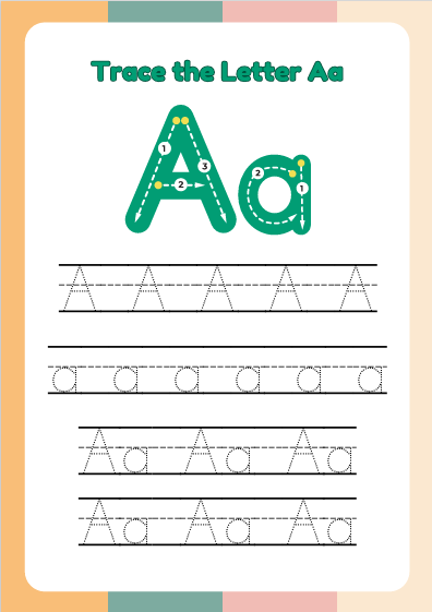 My Coloring And Tracing ABC Workbook: Practice For Kids. Instant Download PDF File