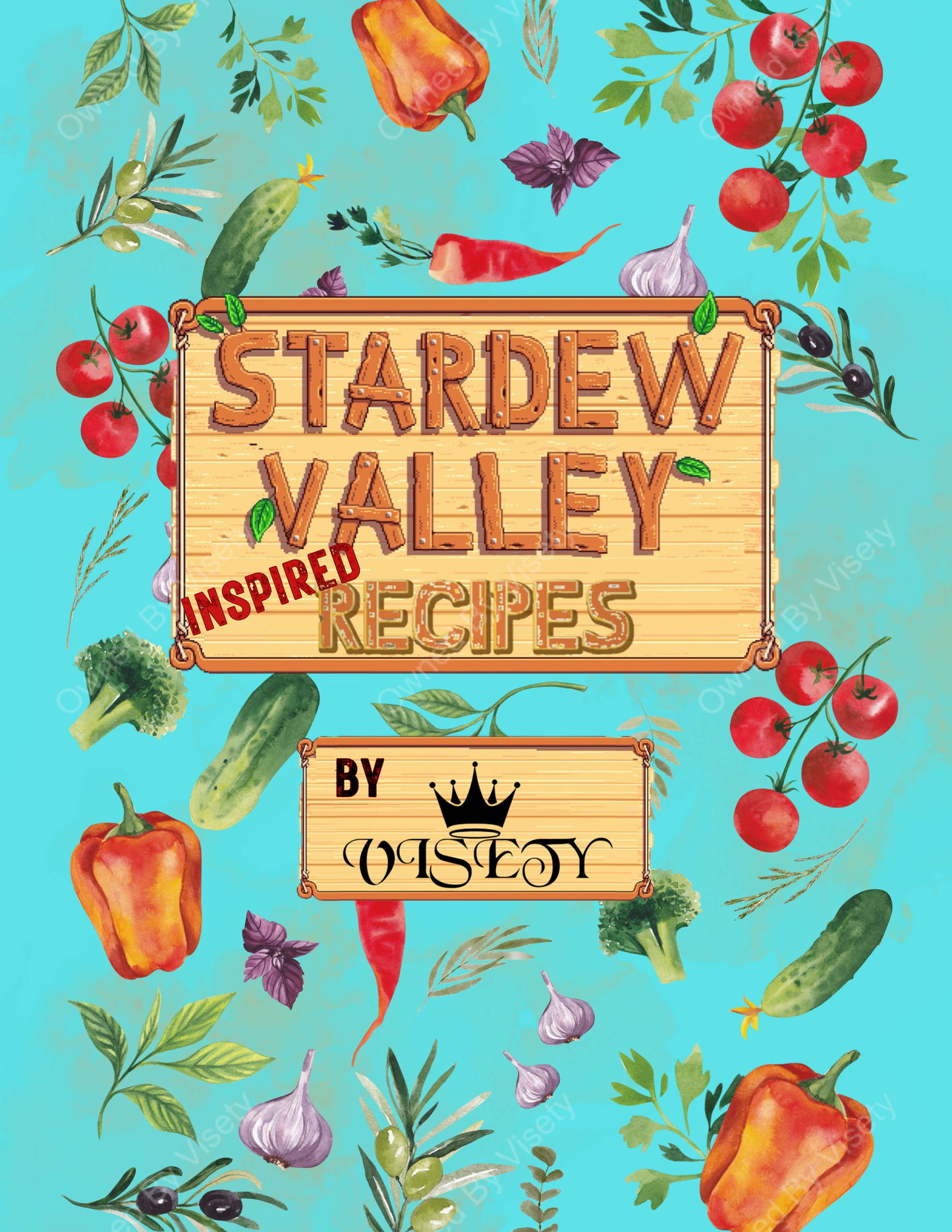 Stardew Valley Inspired Cookbook Digital File-Instant Download