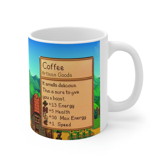 Stardew Valley Mug, Stardew Valley Gift, Valley Coffee Mug, Stardew Valley Game, Stardew Valley Cup, Stardew Mug, Video Game Mug, Gamer Mug