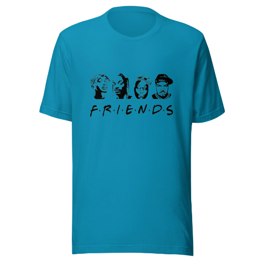 F.R.I.E.N.D.S Rap Unisex t-shirt, 90s Hip-hop Shirt, Rap Shirt,  Kings Of Hip-hop