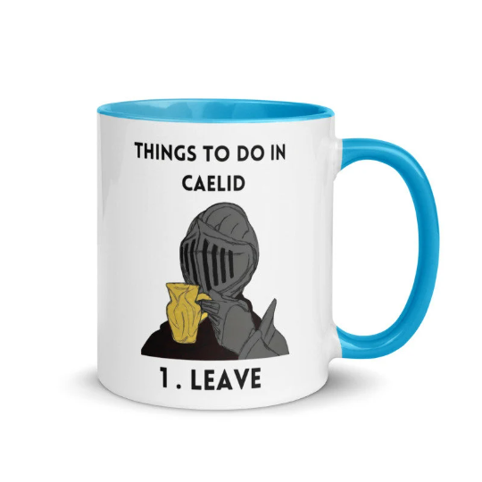 Things To Do In Caelid Elden Ring Meme Gamer Mug