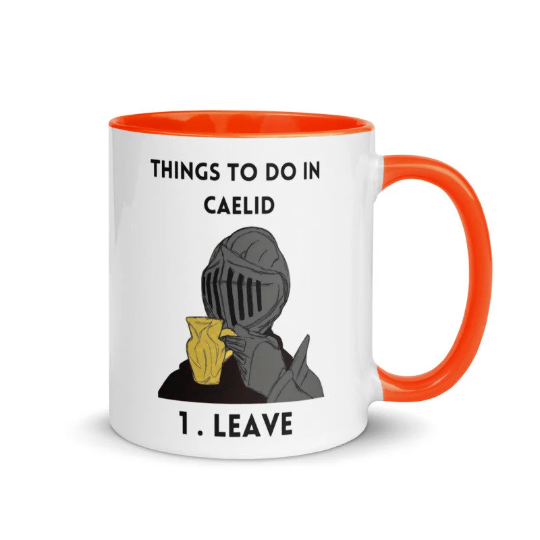 Things To Do In Caelid Elden Ring Meme Gamer Mug