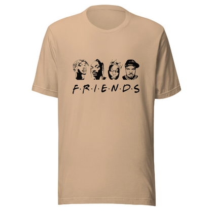 F.R.I.E.N.D.S Rap Unisex t-shirt, 90s Hip-hop Shirt, Rap Shirt,  Kings Of Hip-hop