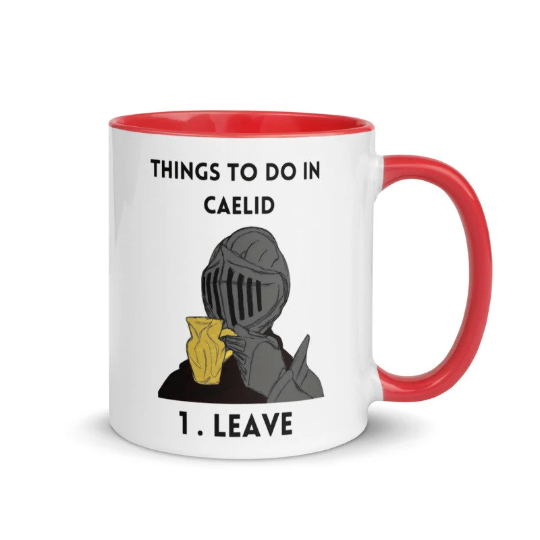 Things To Do In Caelid Elden Ring Meme Gamer Mug