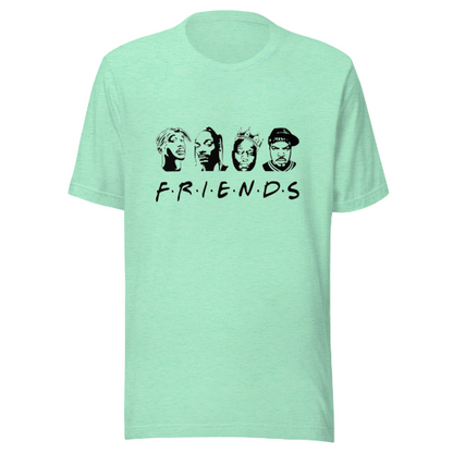 F.R.I.E.N.D.S Rap Unisex t-shirt, 90s Hip-hop Shirt, Rap Shirt,  Kings Of Hip-hop