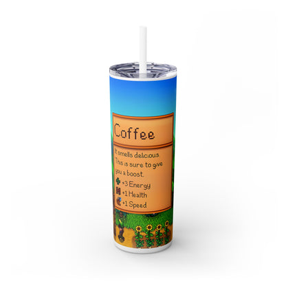 Stardew Valley Coffee Tumbler With Straw