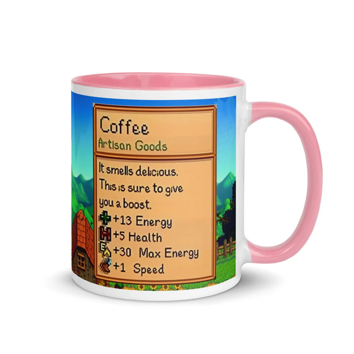 Tea It Smells Delicious This Is Sure To Give You A Boost Stardew Valley Mug