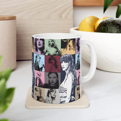Pop-Inspired Collage Ceramic Mug (11oz)