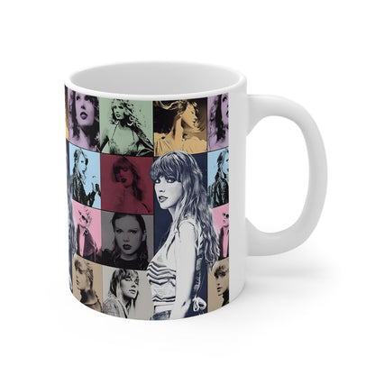 Pop-Inspired Collage Ceramic Mug (11oz)